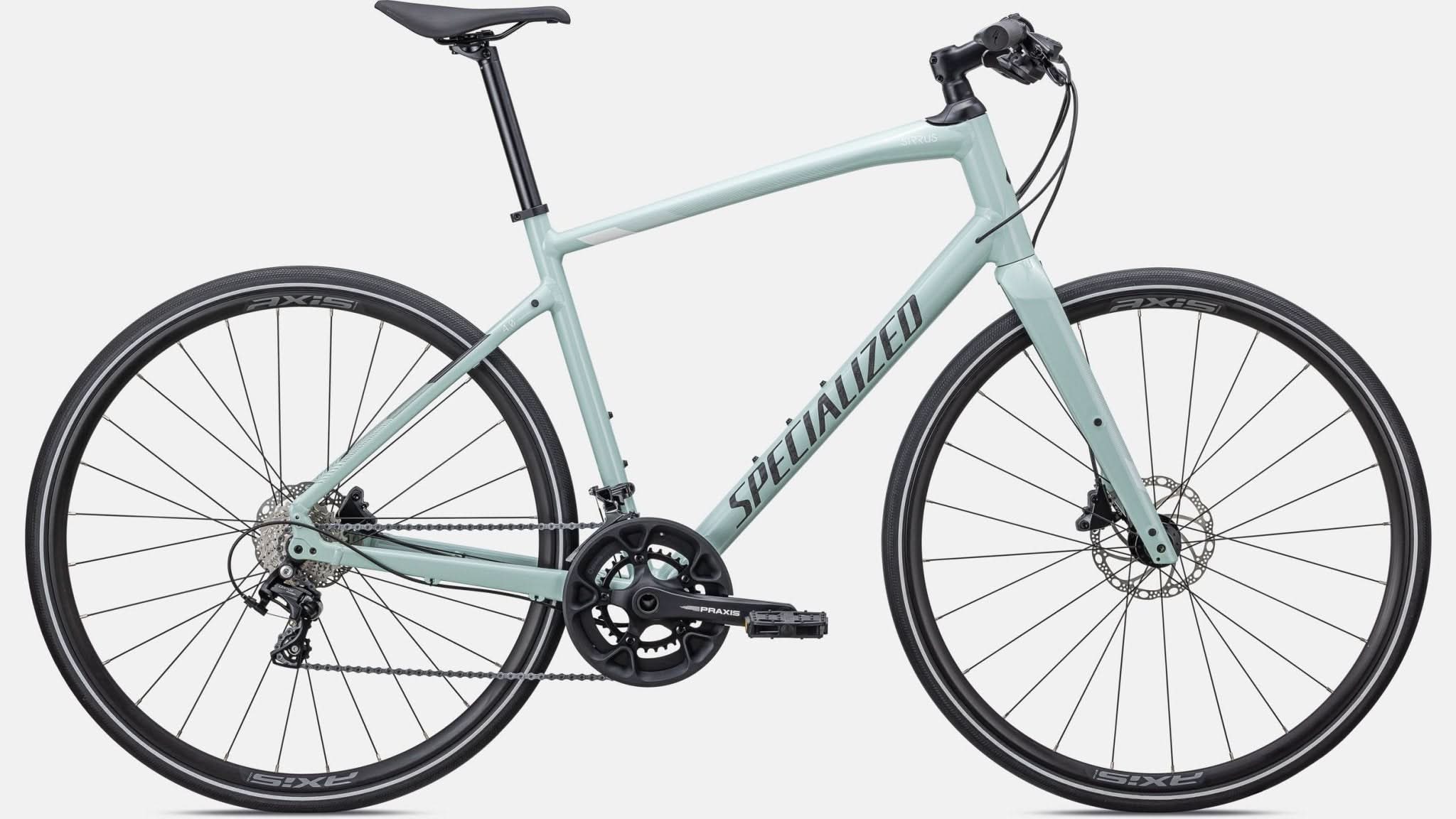 Paint for 2023 Specialized Sirrus 4.0 - Gloss White Sage - Rotaris B.V.