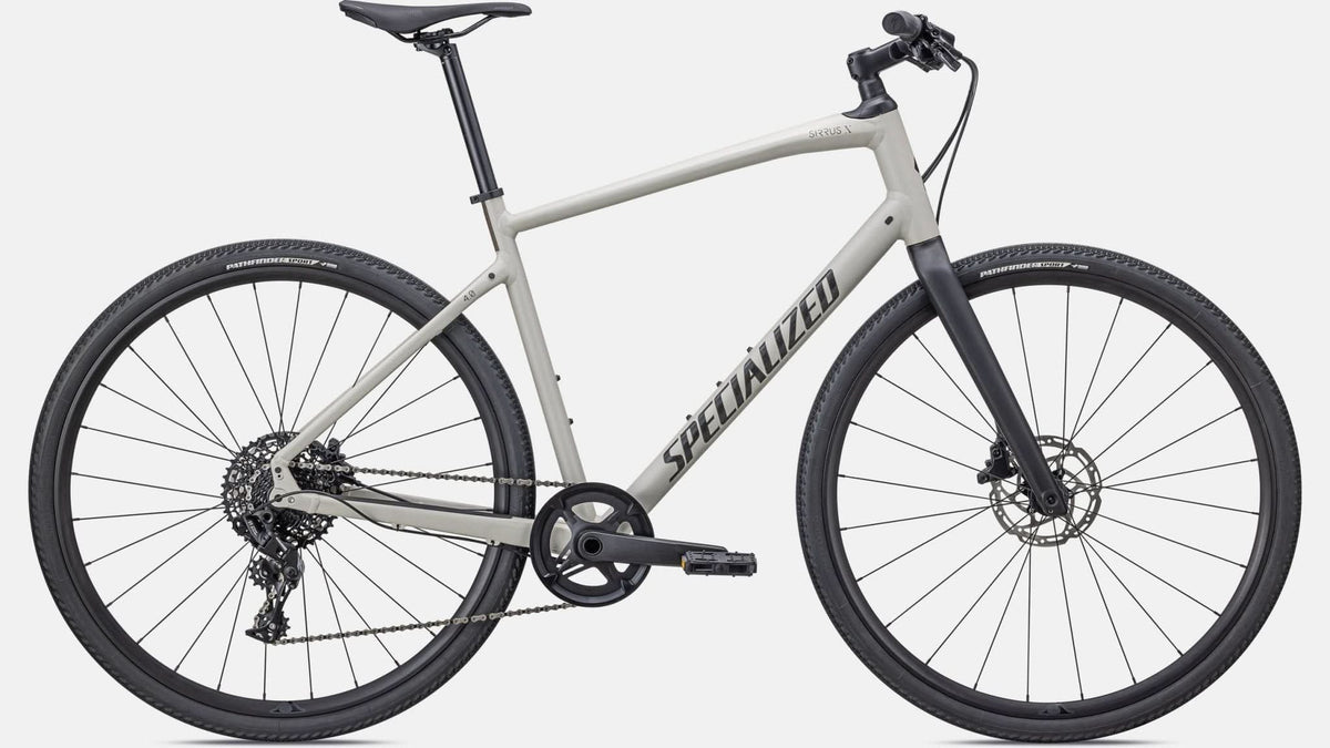 Paint for 2023 Specialized Sirrus X 4.0 - Satin White Mountains - Rotaris B.V.